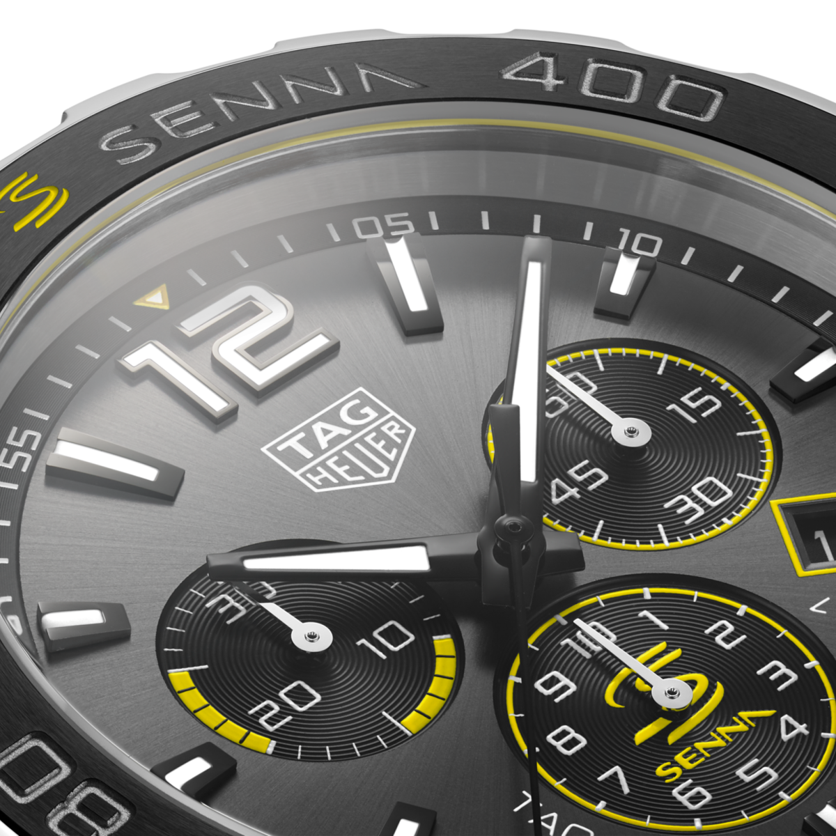 TAG Heuer Formula 1 44 mm, Senna Automatic, Steel Strap Watch CAZ201D.BA0633-4