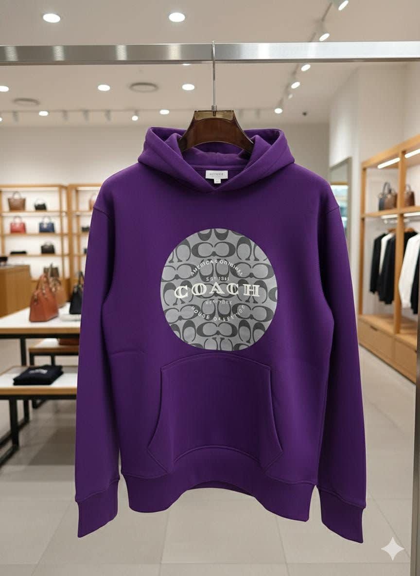 Coach Purple Premium Quality Hoodie-1