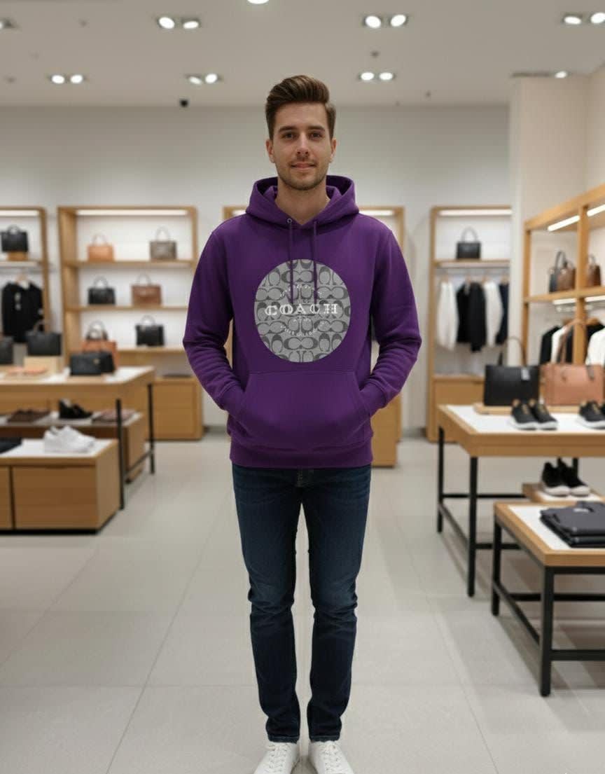 Coach Purple Premium Quality Hoodie-0