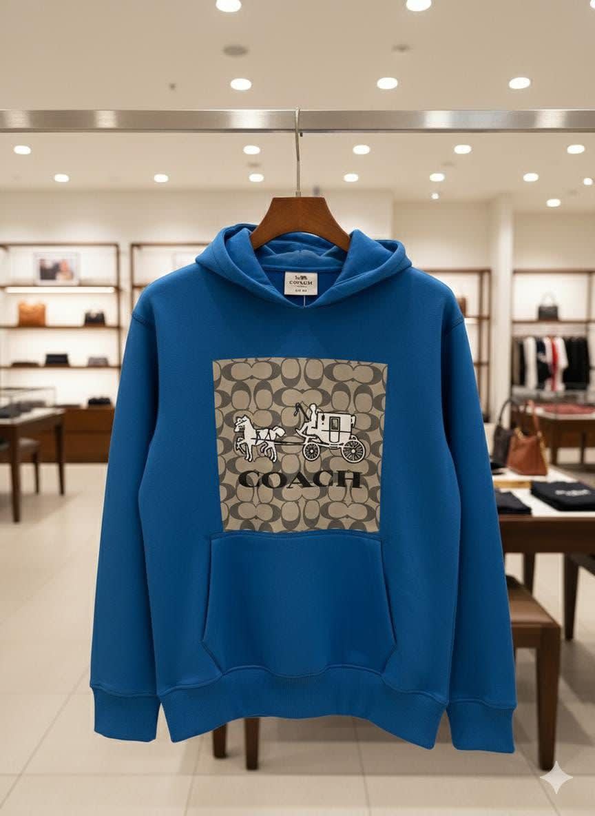 Coach Blue Premium Quality Hoodie-1