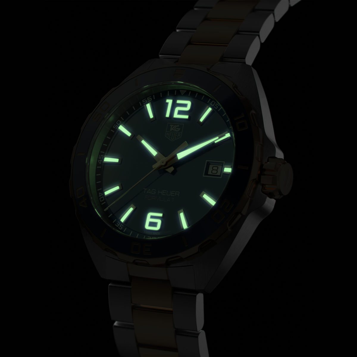 TAG Heuer Formula 1 Date Navy Blue Dial, Two-Tone Strap, 41 mm, Quartz Watch WAZ1120.BB0879-7