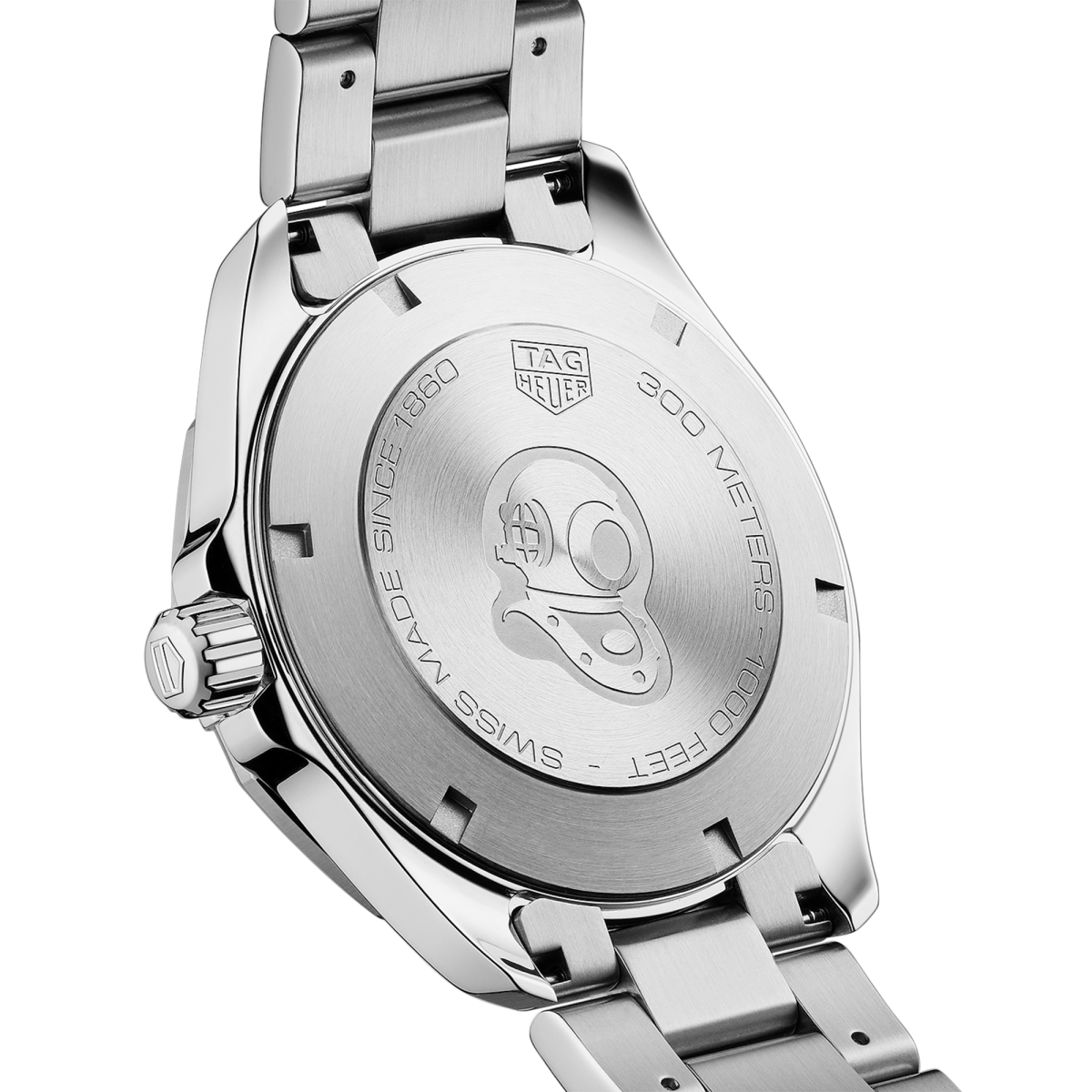 TAG Heuer Aquaracer Quartz, 41 mm, Black Dial, Stainless Steel Watch, WAY111A.BA0928-3