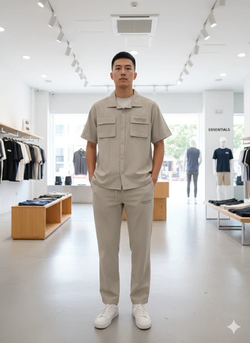 Essentials Grey Premium Quality Co-Ord Set-1