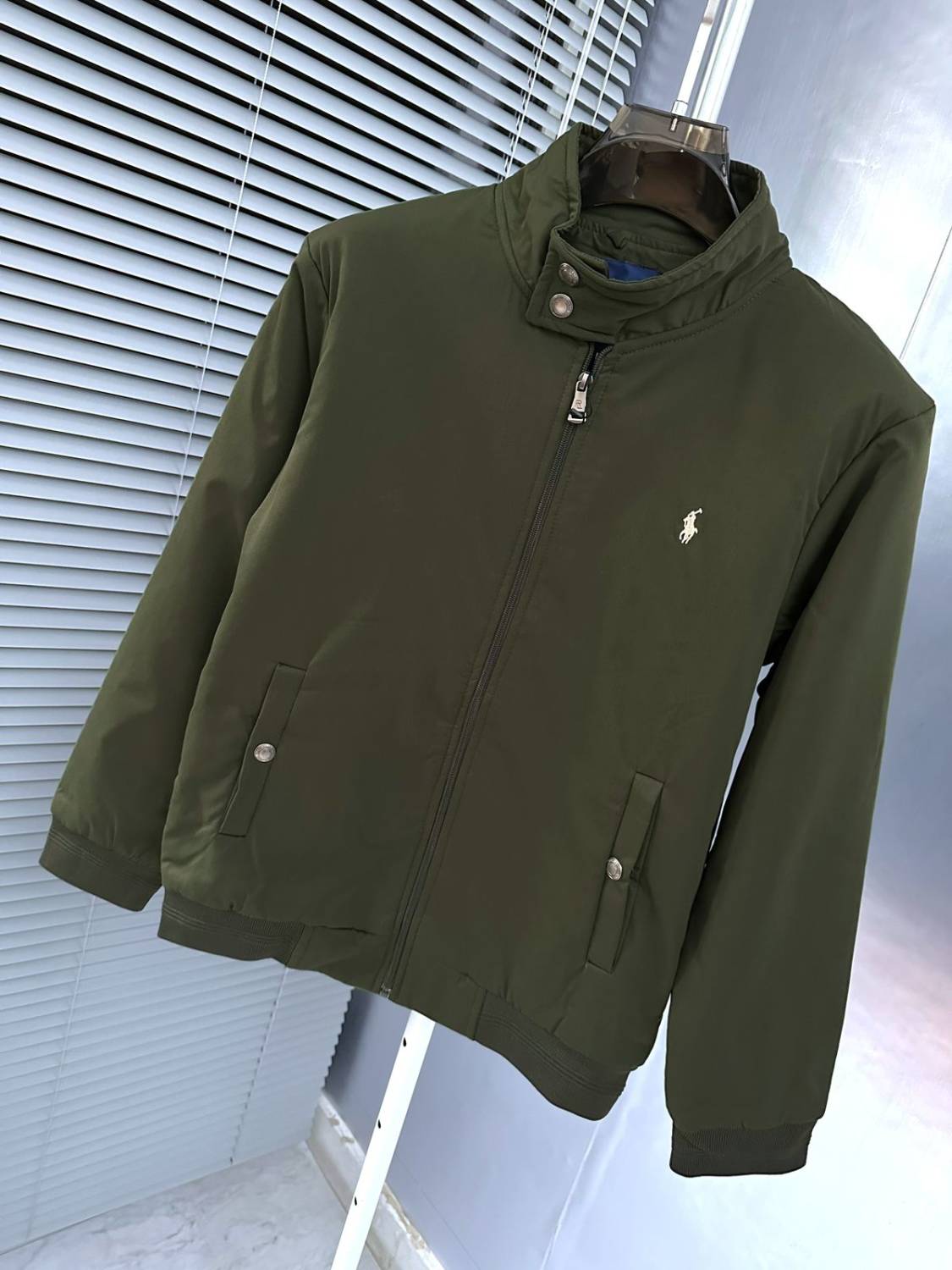 Ralph Lauren Green Premium Quality Cotton Blend Jacket-3