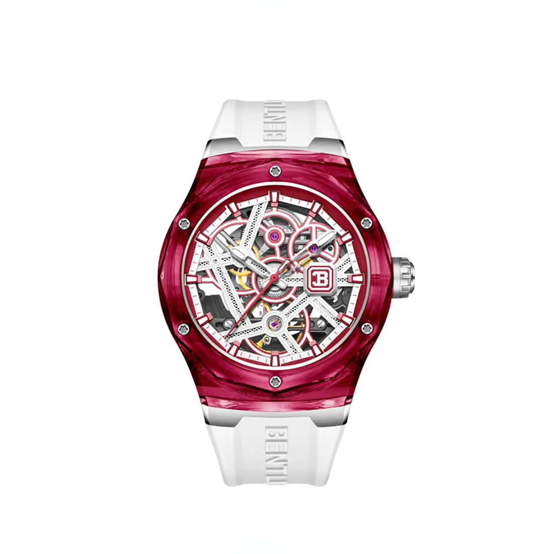Bentley The Cynosure Collection White Red Watch, model BL-60-81-0