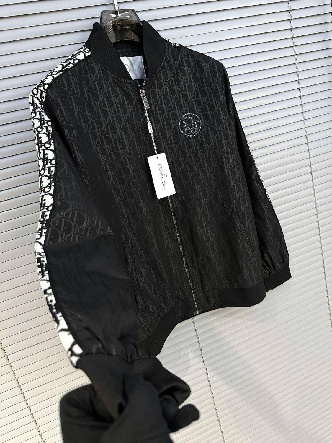 Dior Black Oblique Premium Quality Zipper-2