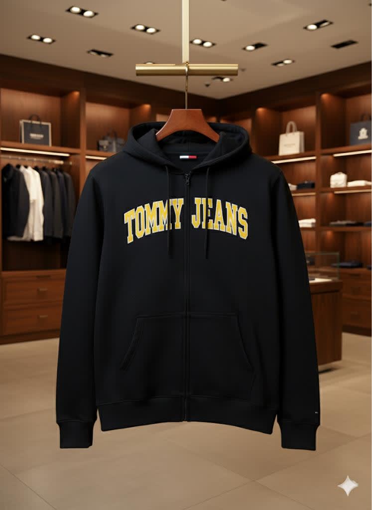 Tommy Black Premium Quality Hoodie-4
