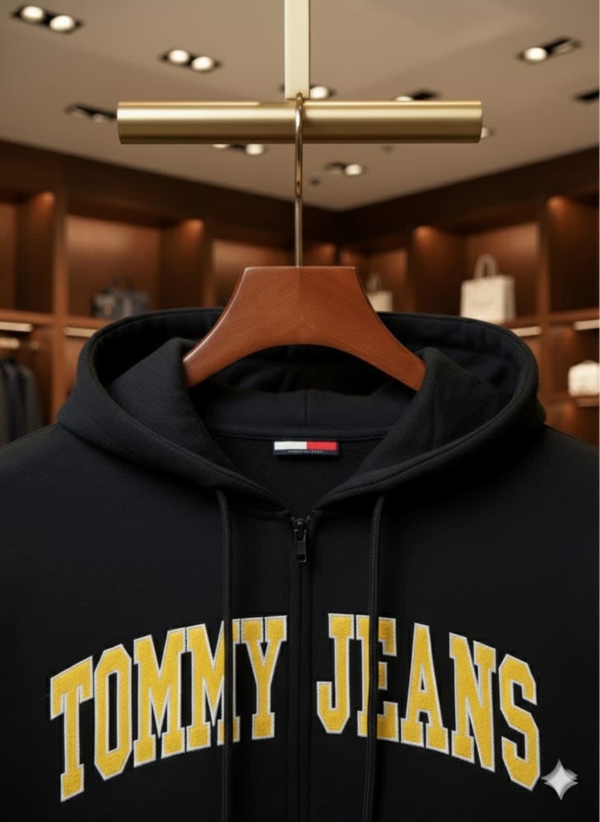 Tommy Black Premium Quality Hoodie-3