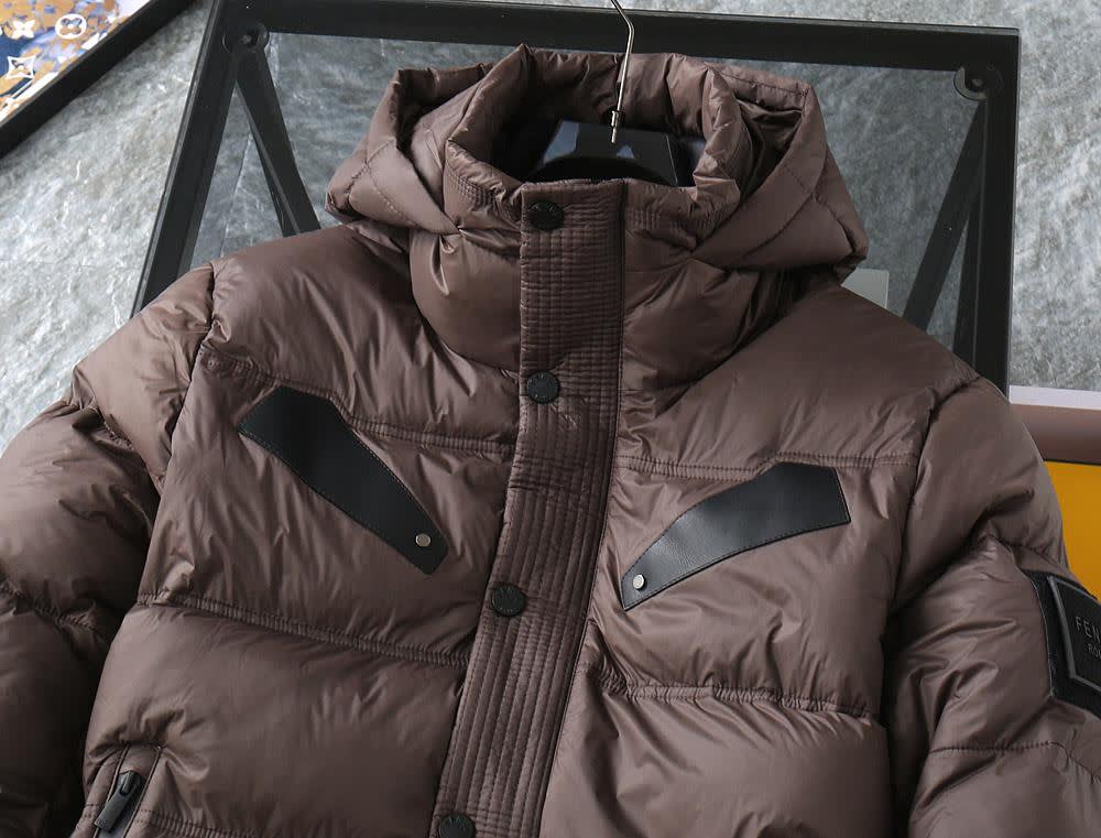 Fendi Brown Premium Quality Cotton Blend Jacket-2