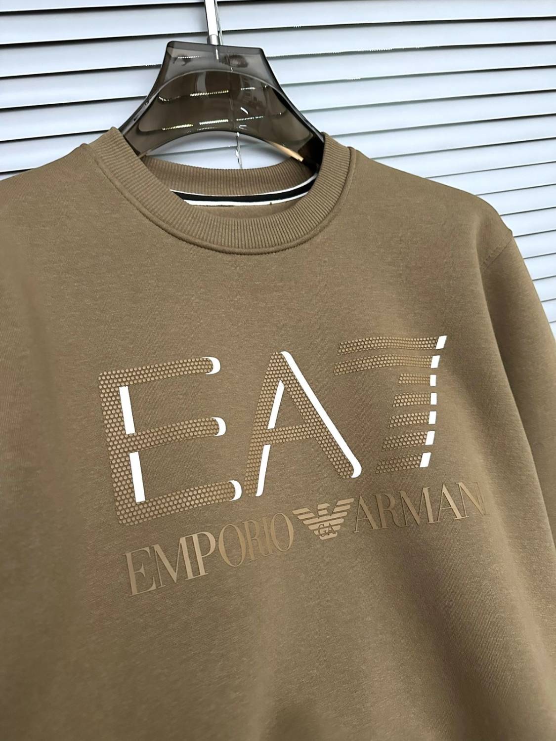 Emporio Armani Brown Cotton Premium Qaulity Sweatshirt-1