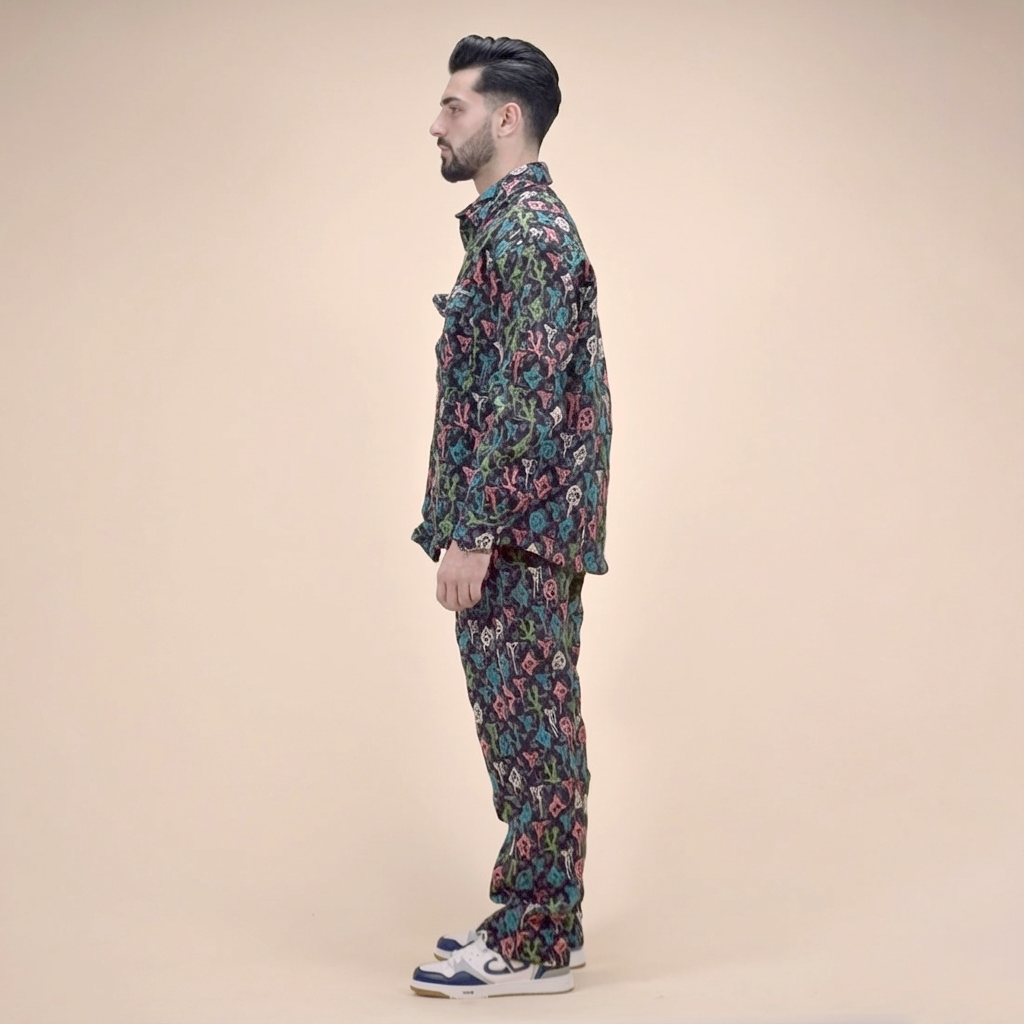 Louis Vuitton Printed Premium Shirt & Pant Combo-3