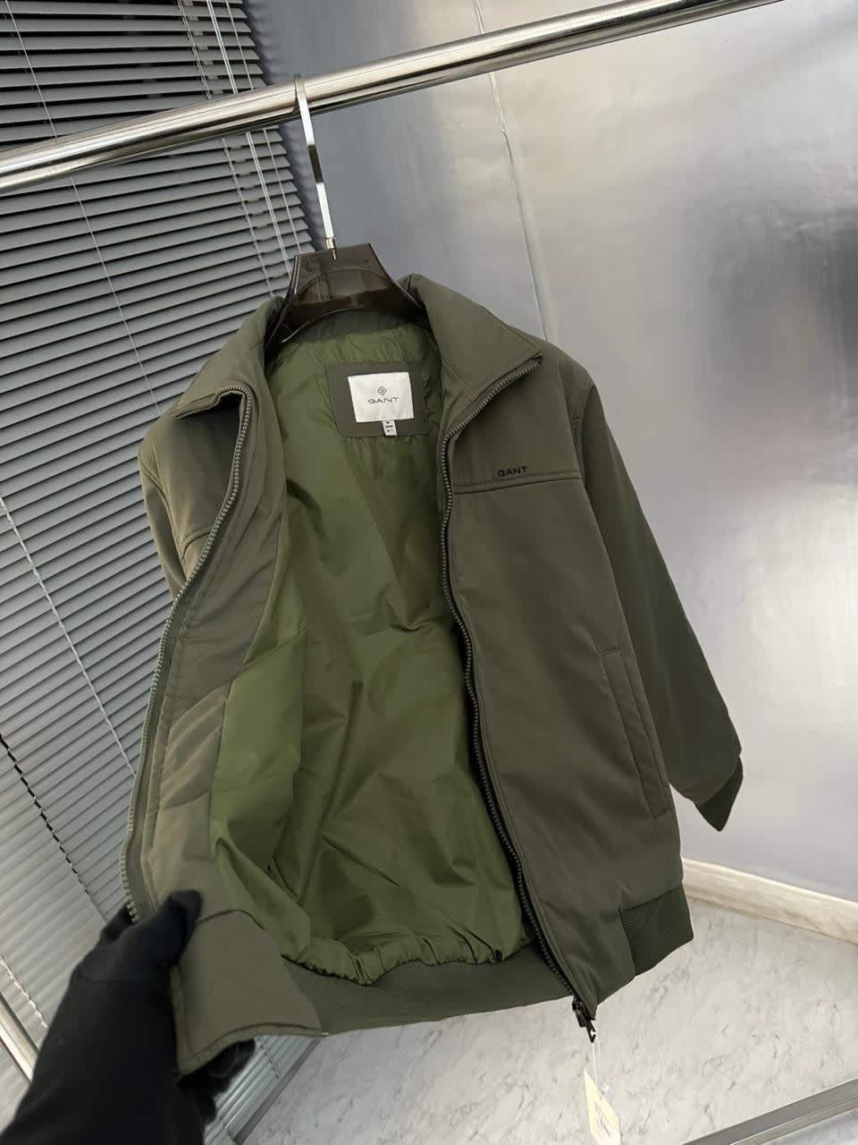 Gant Dark Green Premium Quality Imported Fabric Full Jacket-9