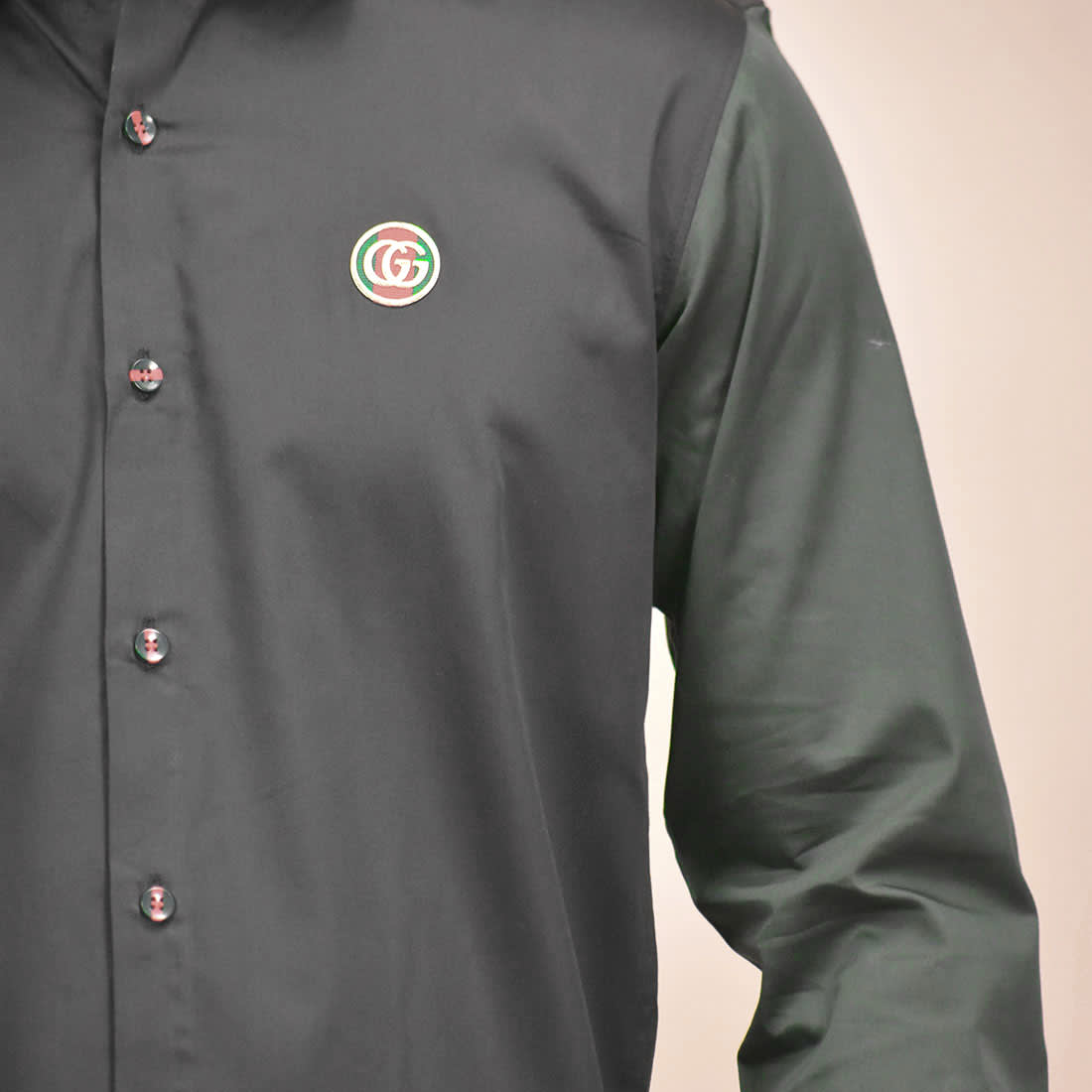 Gucci Black Premium Quality Cotton Shirt-4