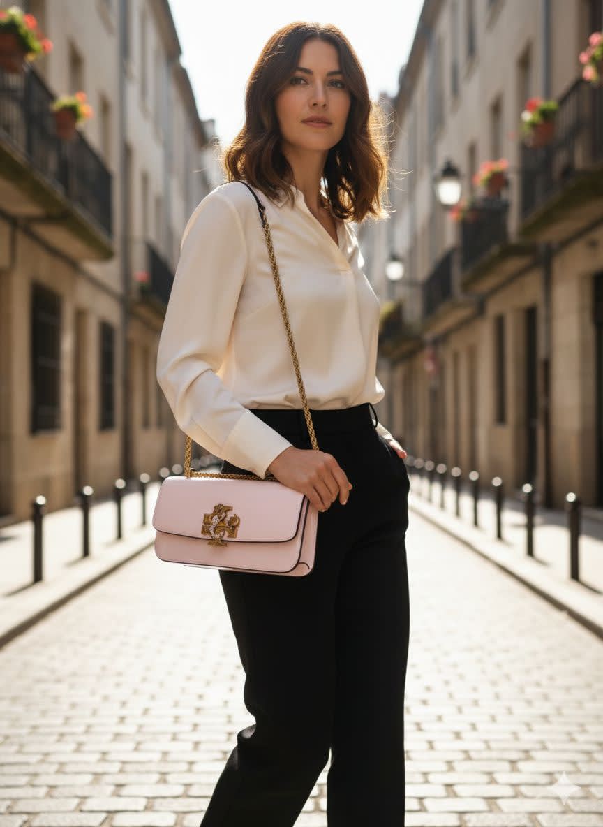 Tory Burch Britten Eleanor White Rectangular Bag-1