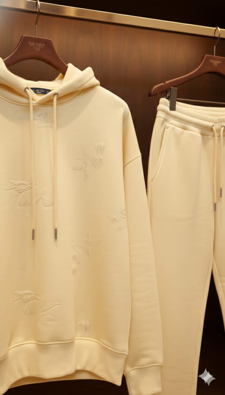 Armani Exchange Cream Premium Quality Tracksuit-1