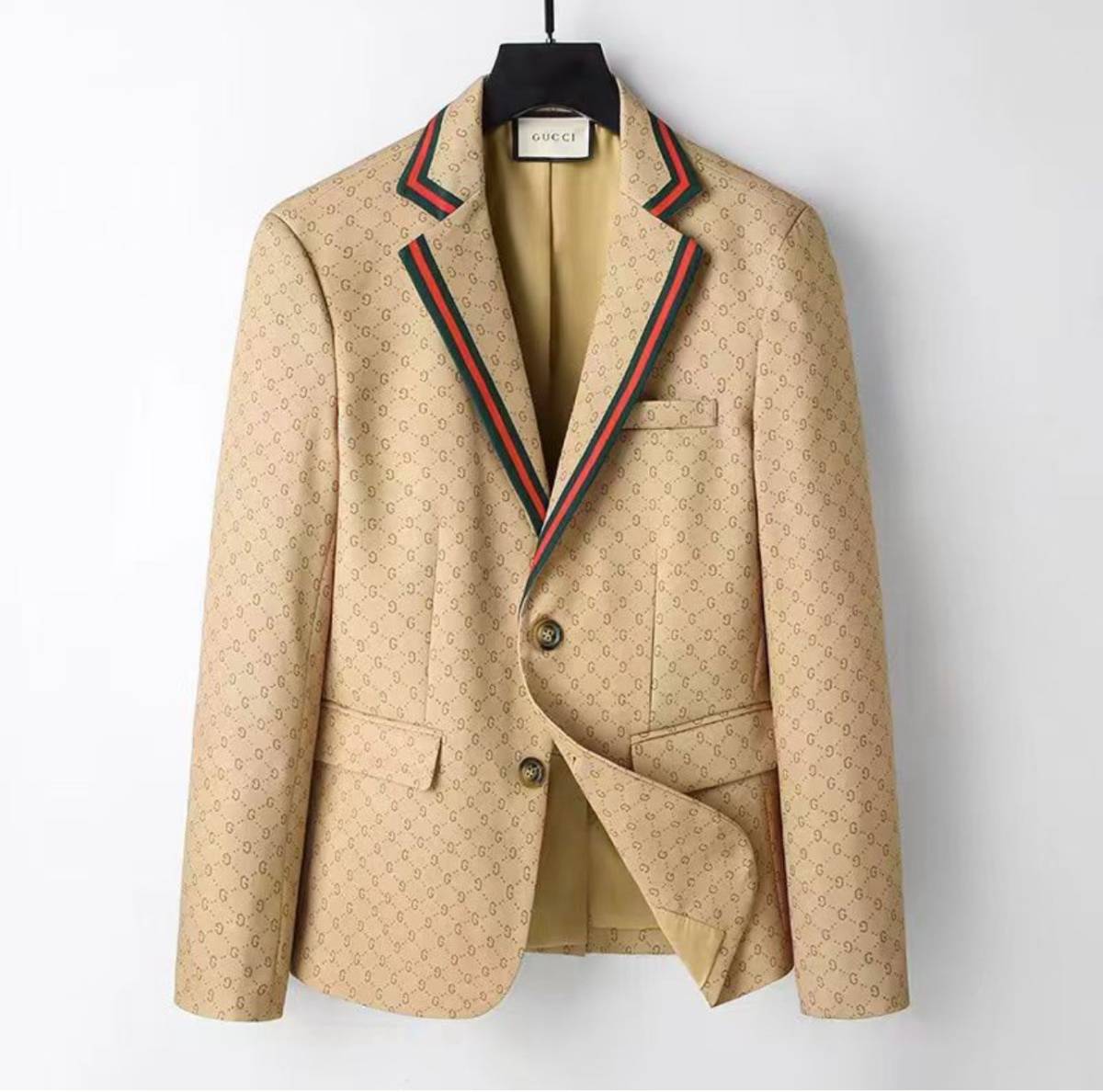 Gucci GG Canvas Brown Premium Quality Blazer-0