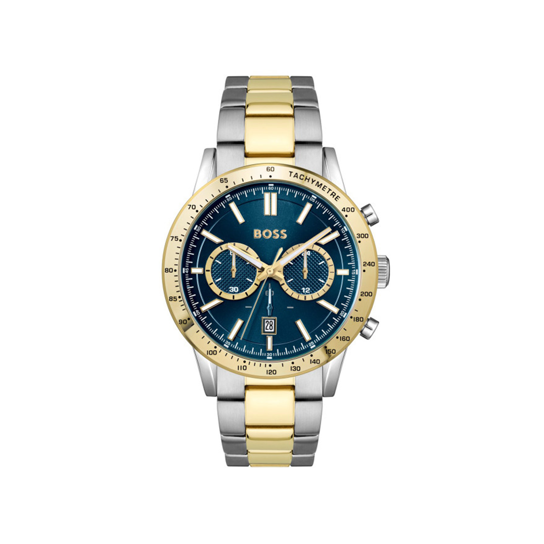 Boss Men Allure Bracelet Style Straps Analogue Chronograph Watch 1514163-0