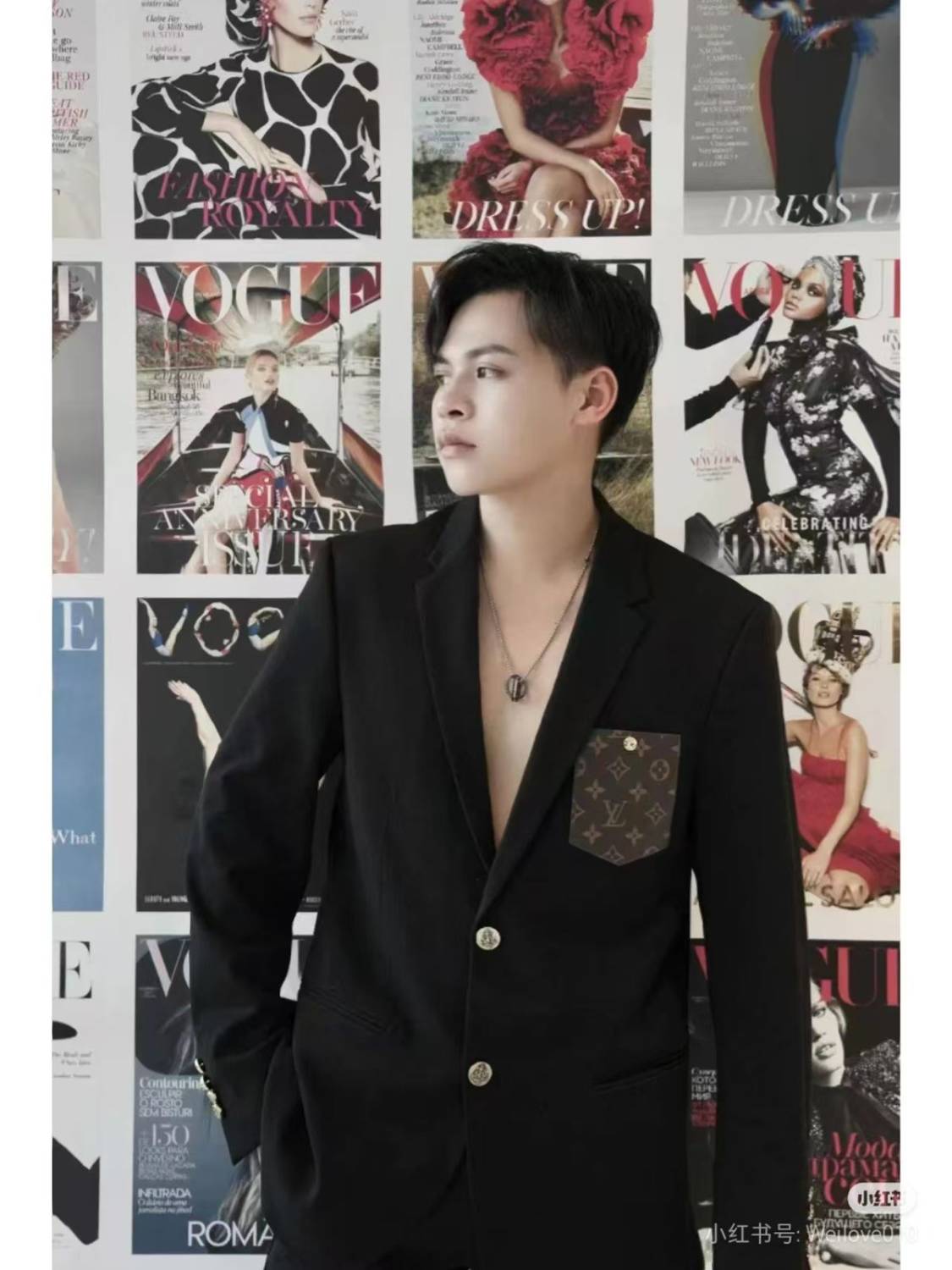 Louis Vuitton Paris Black Premium Quality Blazer-2