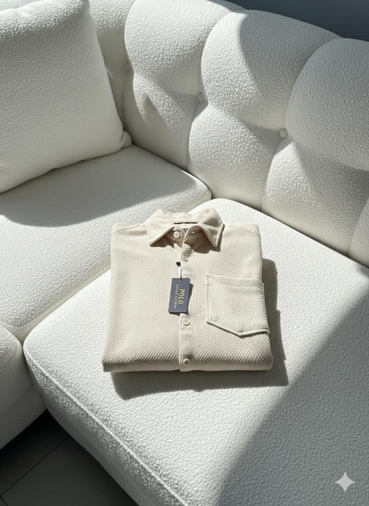 Ralph Lauren Embroidered White Premium Cotton Shirt-2