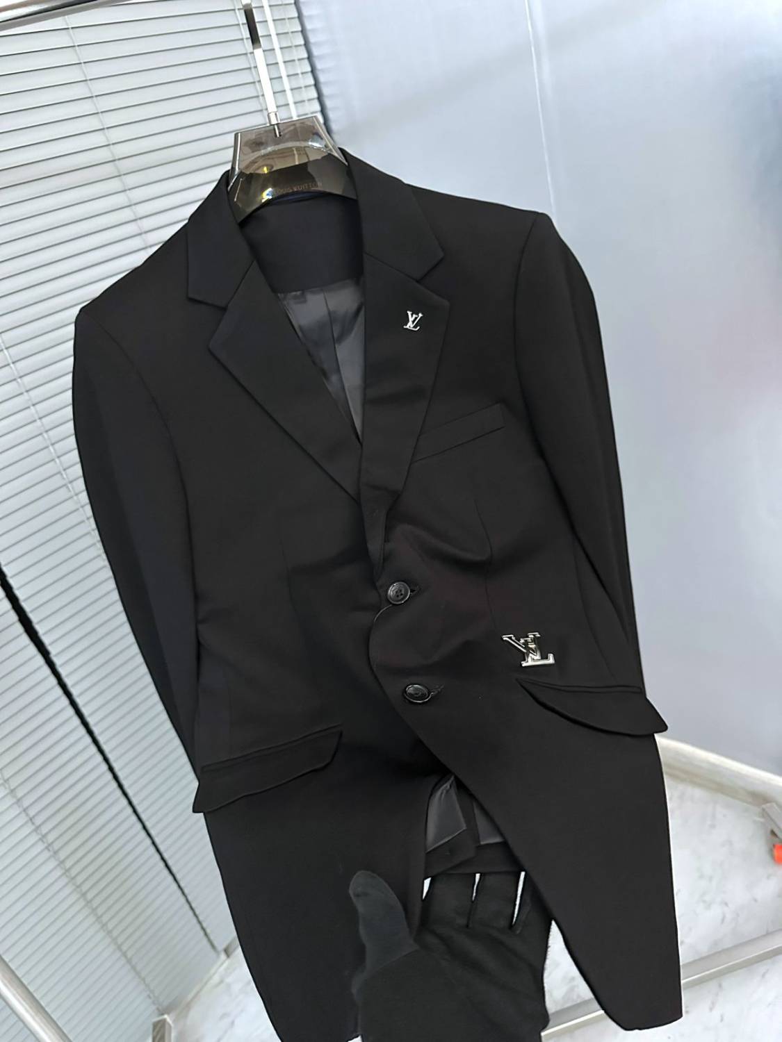 Louis Vuitton Black Premium Tuxedo Suit-5