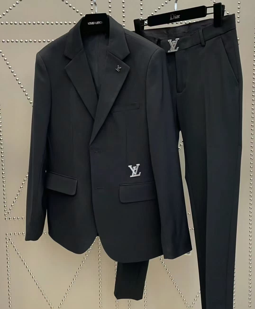 Louis Vuitton Black Premium Tuxedo Suit-11