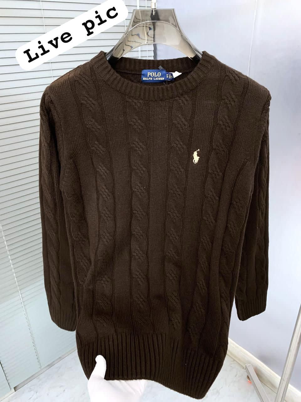 Ralph Lauren Dark Brown Premium Quality Sweatshirt-1