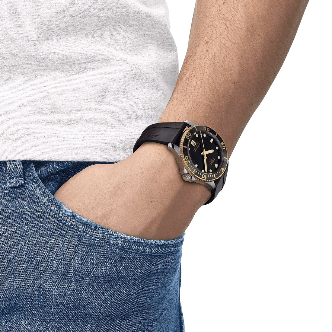 Tissot Seastar 1000 Quartz Watch with Black Dial Watch T120.410.27.051.00-4