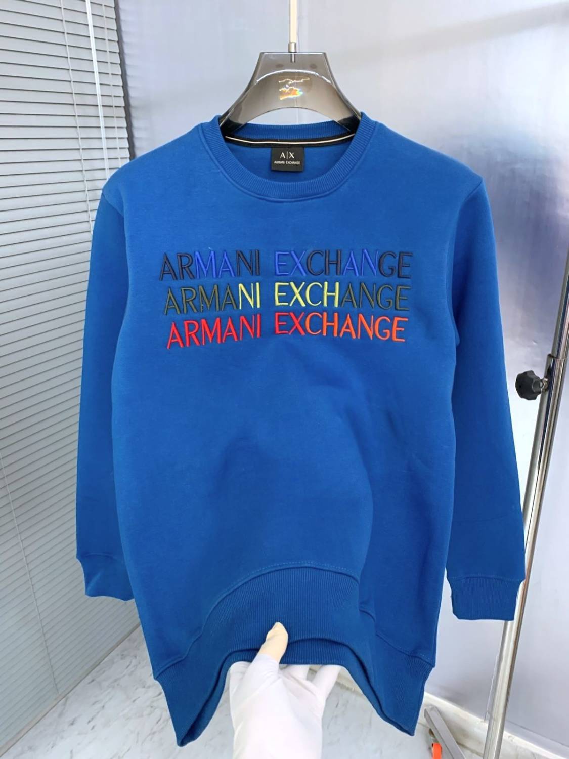 Armani Exchange Blue Premium Quality Sweatshirt-2