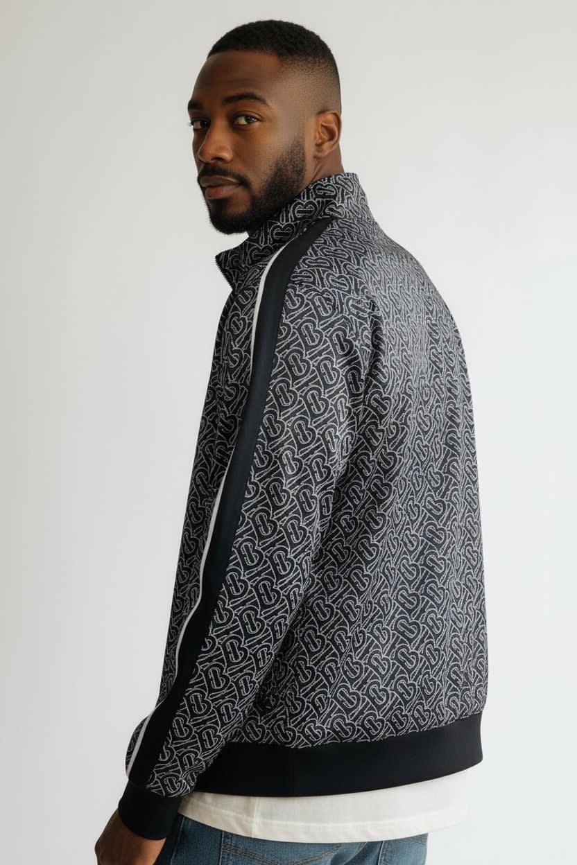 Burberry Black Vintage Hooded Wind Cheater jacket-4