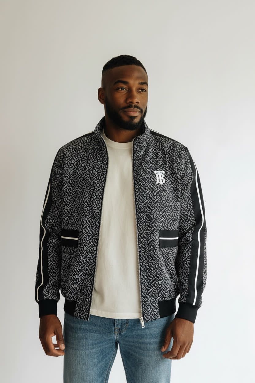 Burberry Black Vintage Hooded Wind Cheater jacket-2