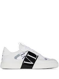 Valentino White Premium One-Stud Sneakers-2