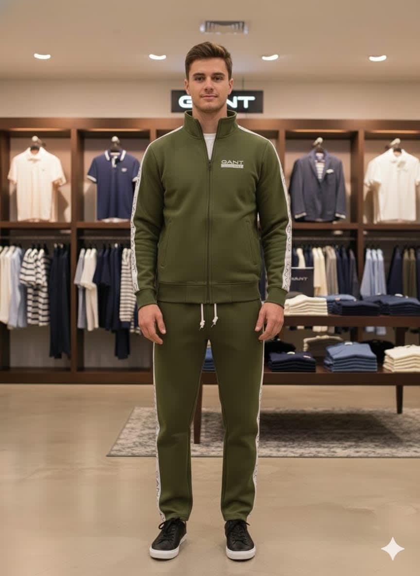 Gant Green Premium Quality Warm Tracksuits-0
