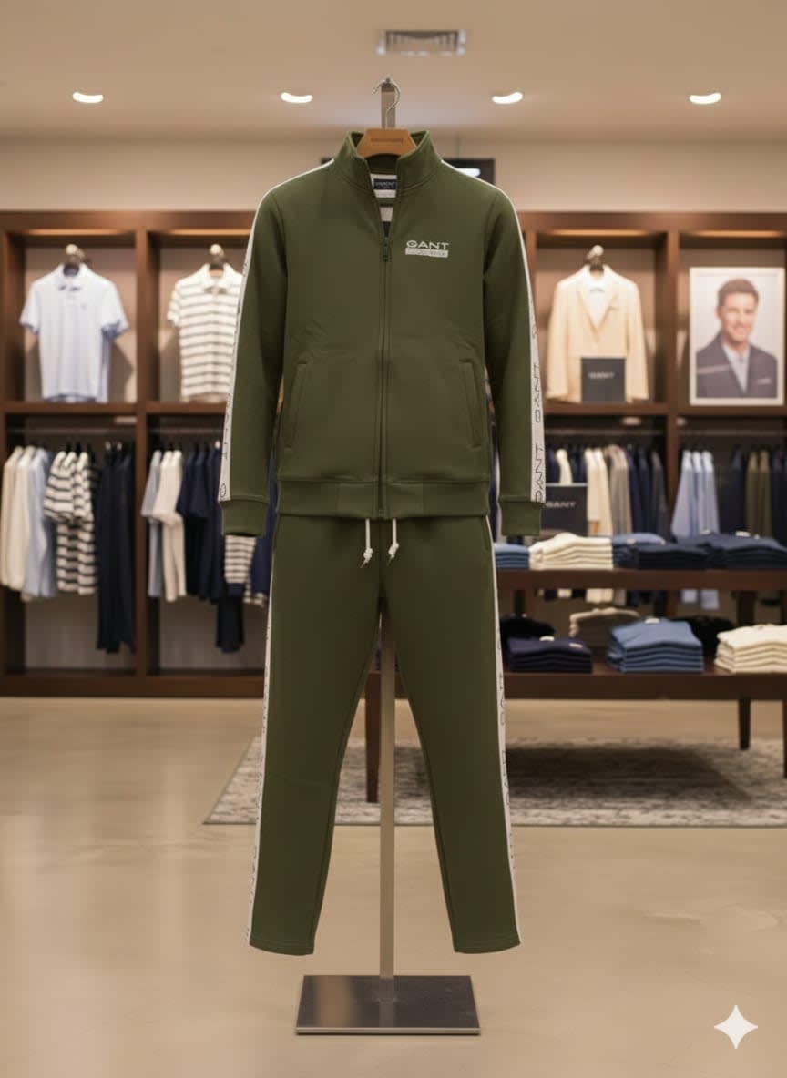 Gant Green Premium Quality Warm Tracksuits-2