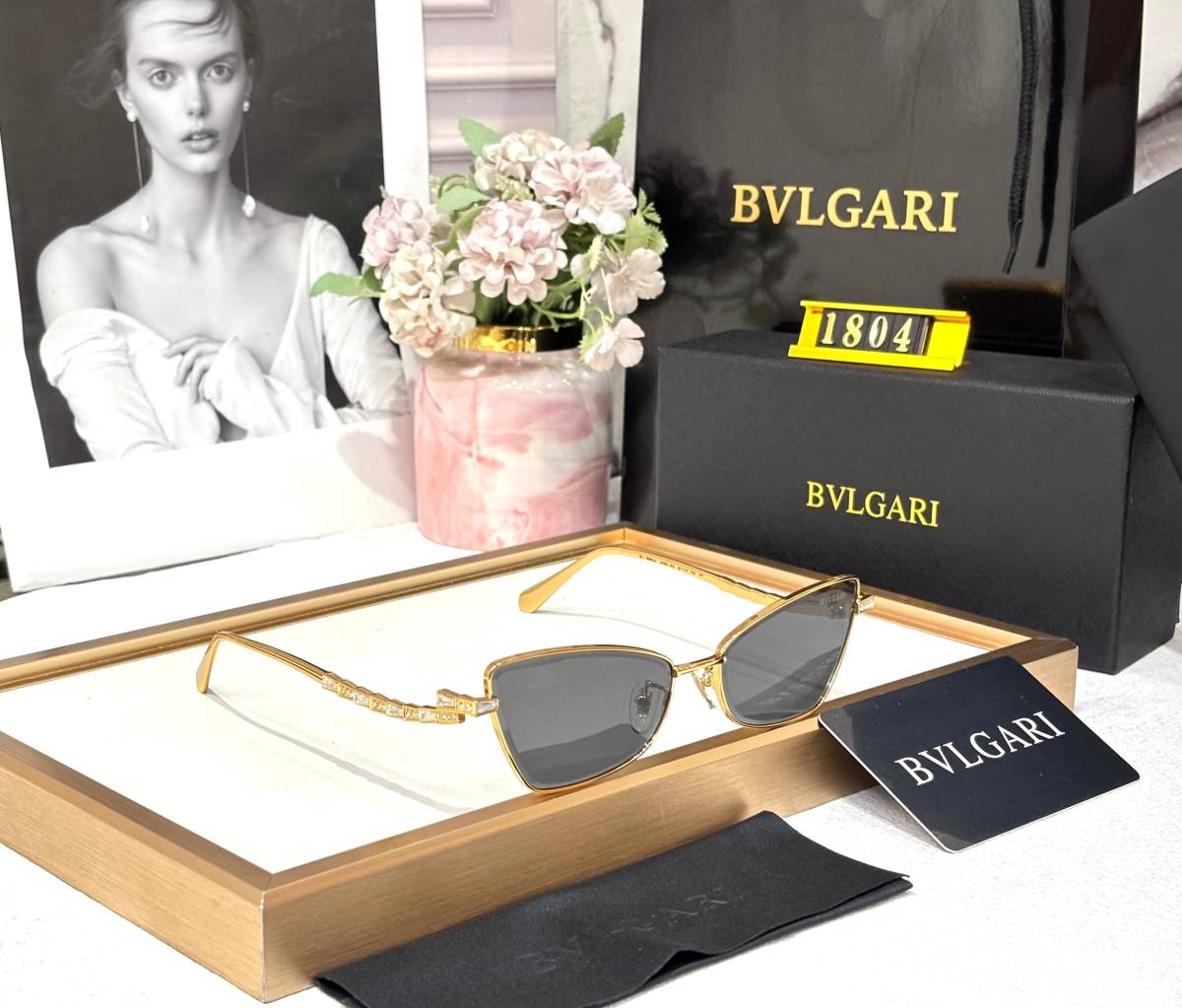 Bvlgari Black Premium Women's Sunglasses-1