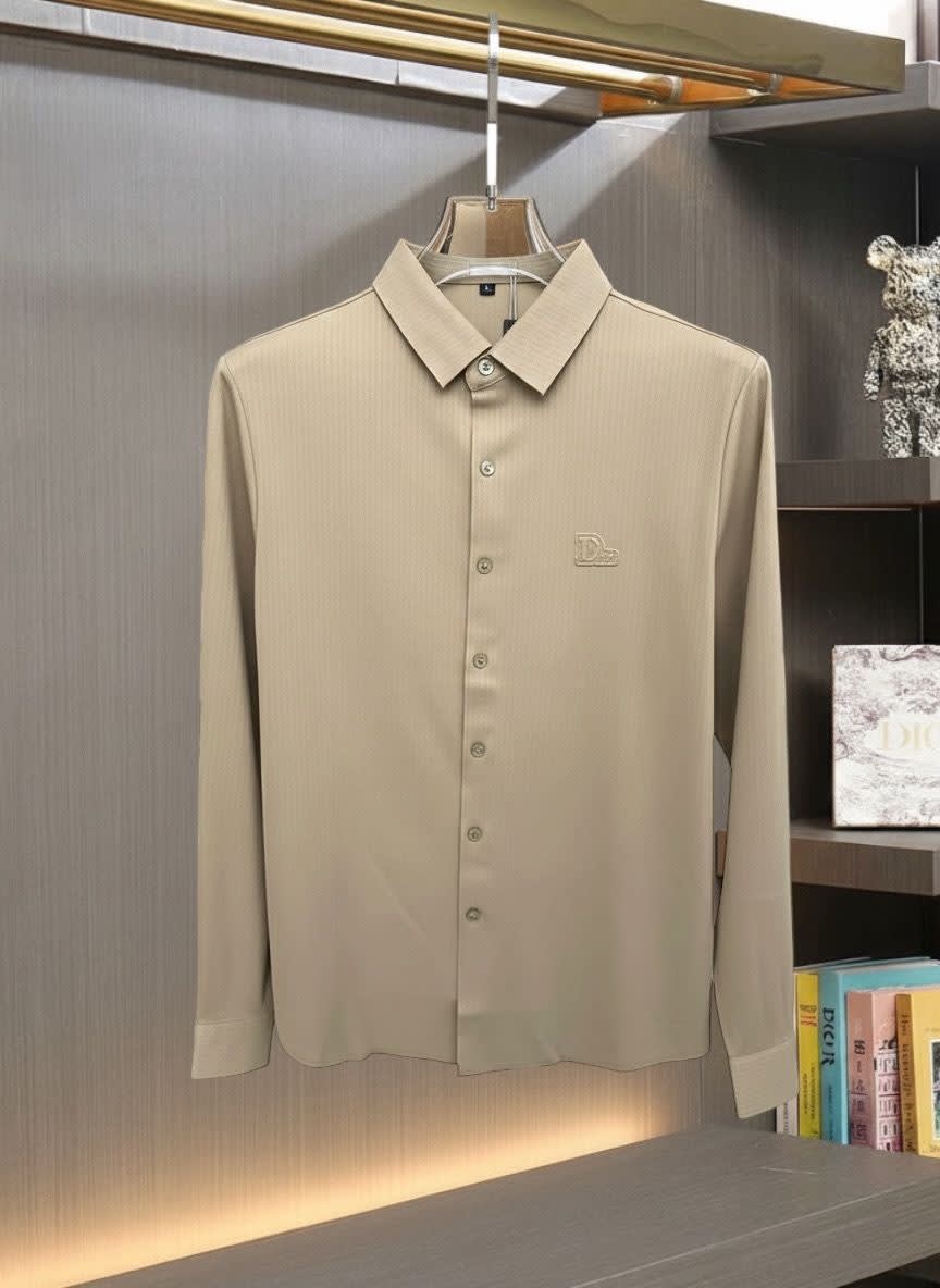Dior Brown Premium Quality Shirt-2