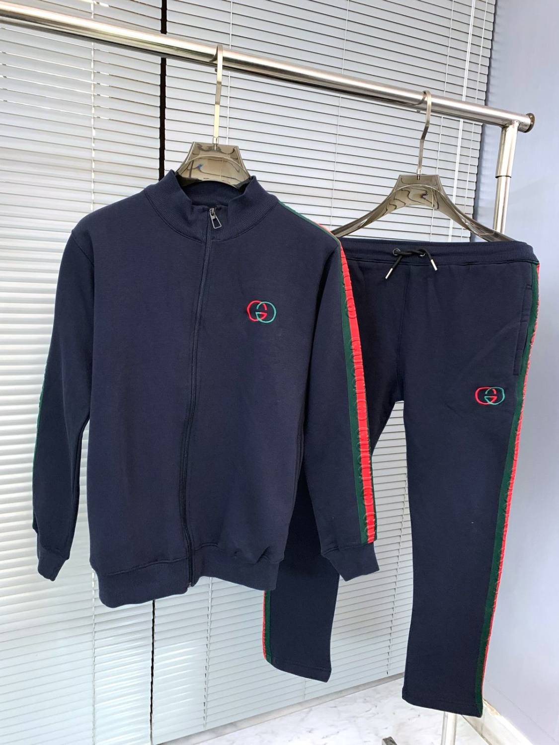 Gucci Blue Premium Quality high End Authentic Track Suit-1