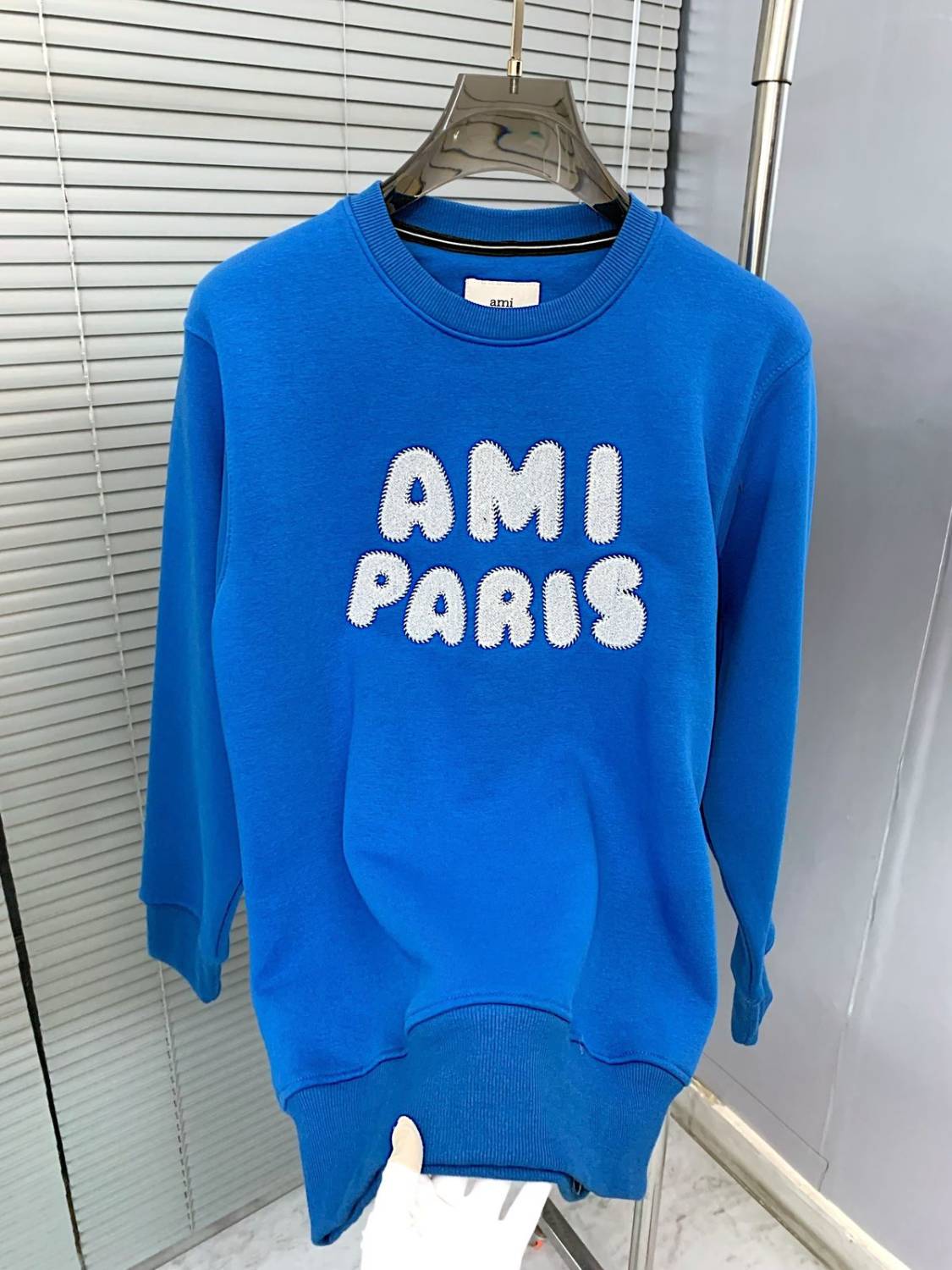 Ami Paris Blue Premium Quality Luxury Sweatshirt-3