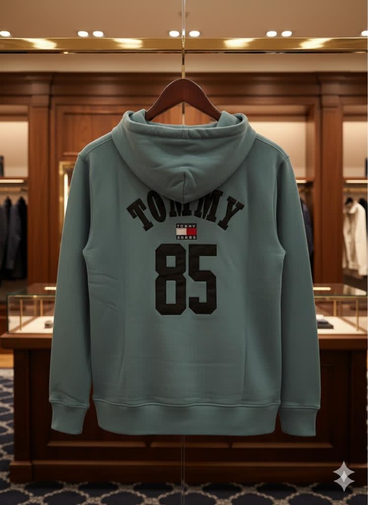 Tommy Sky Blue Premium Quality Hoodie-1