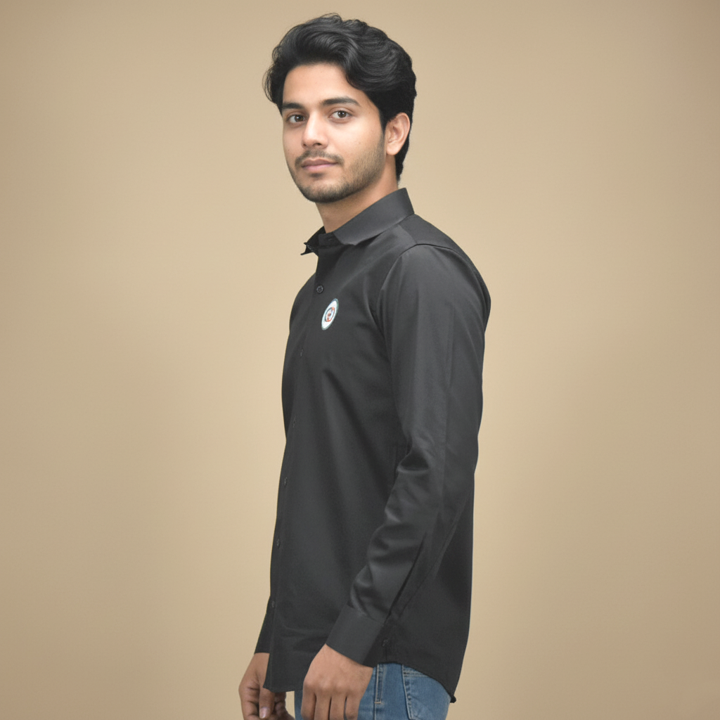 Gucci Embroidered logo Black Premium Shirt-2