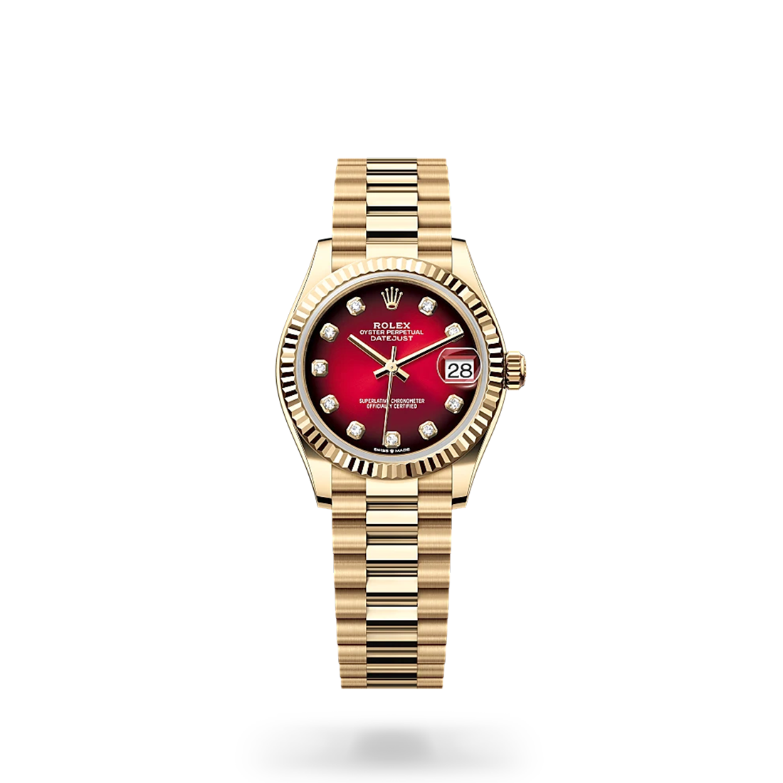 Rolex Oyster Perpetual Datejust 31 18 ct Yellow Gold Watch M278278-0049-0