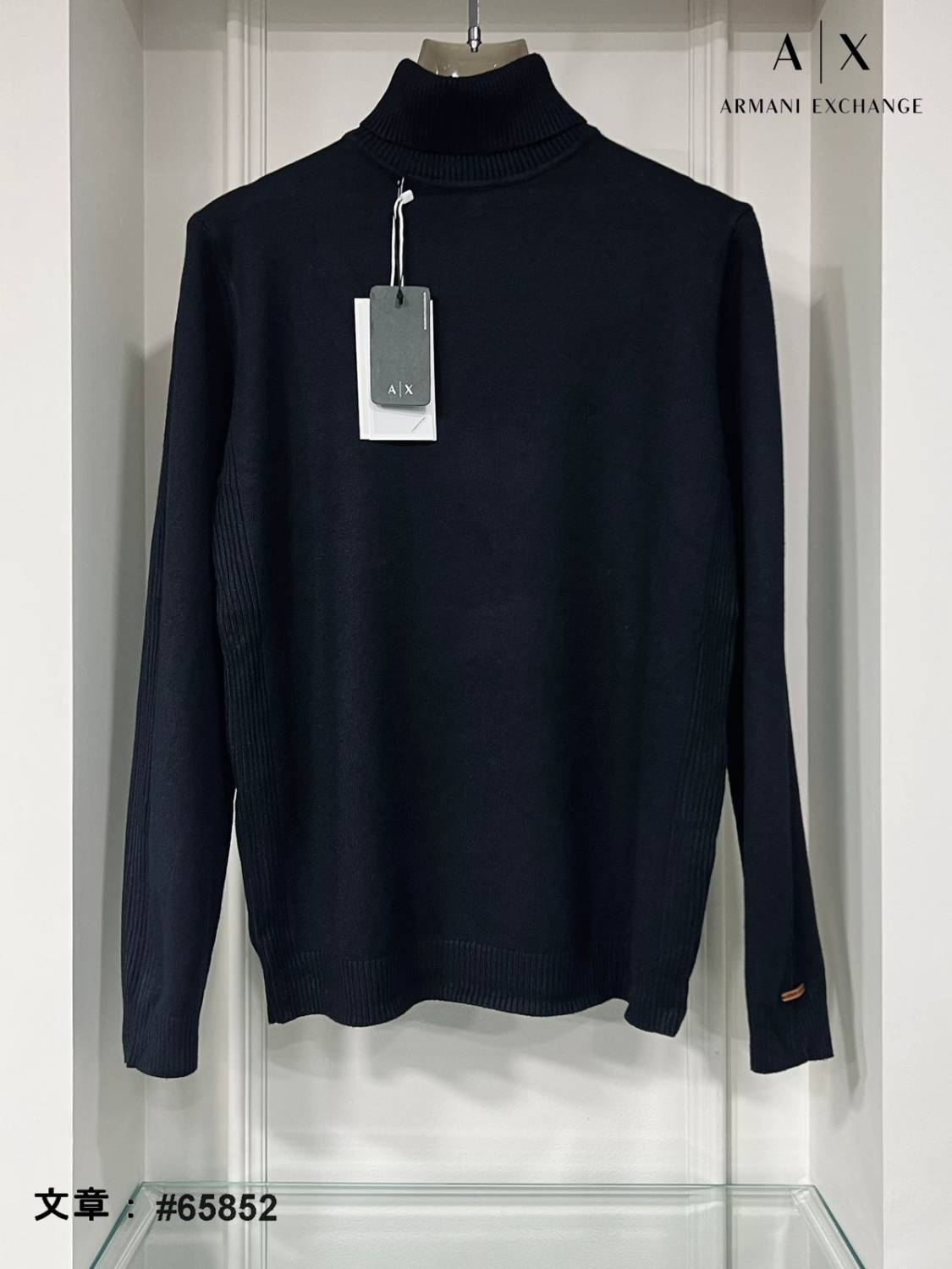 Armani Exchange Black Premium Quality Sweatshirt-1