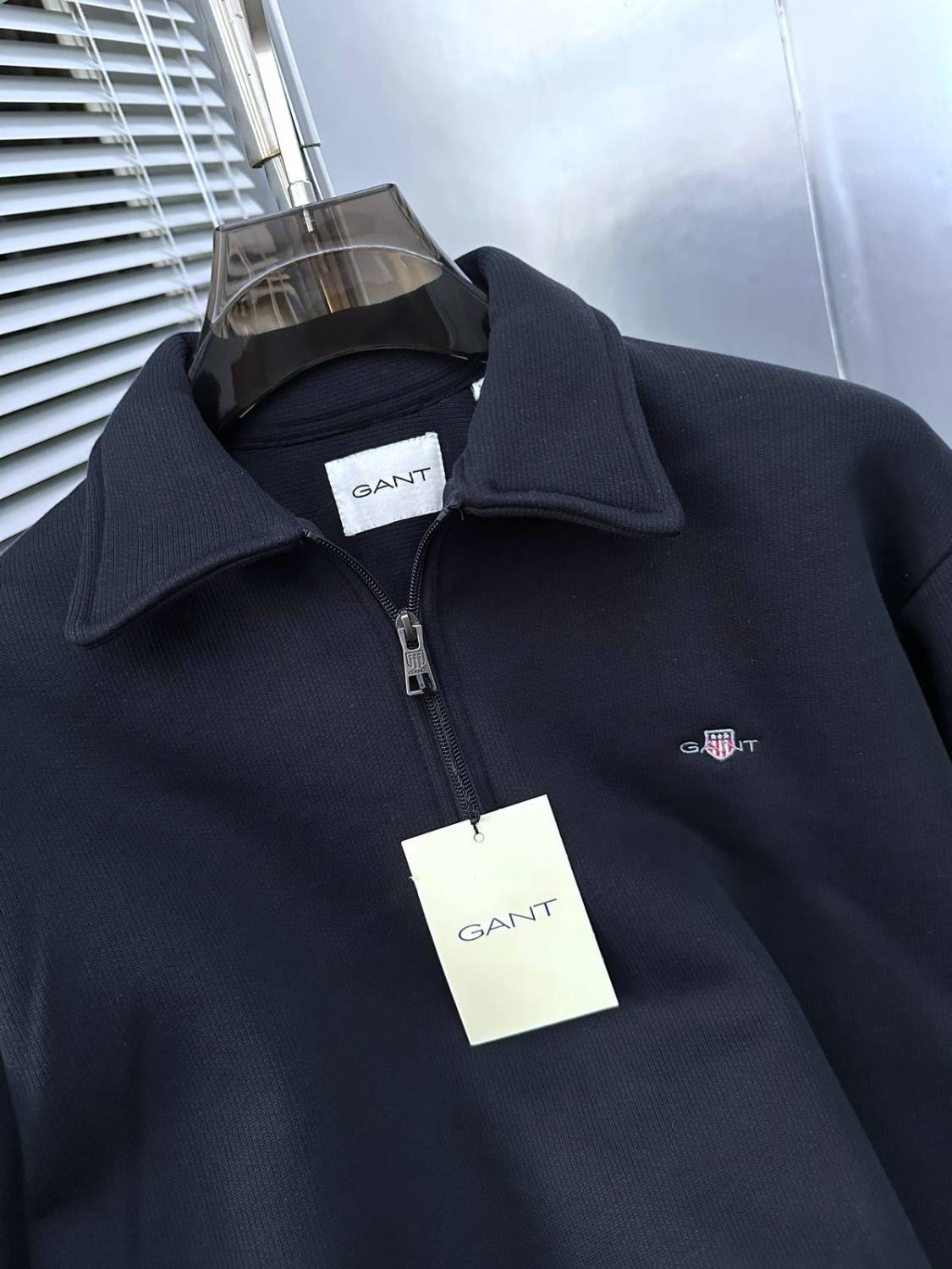 Gant Blue Premium Quality Sherpa Sweatshirt-2