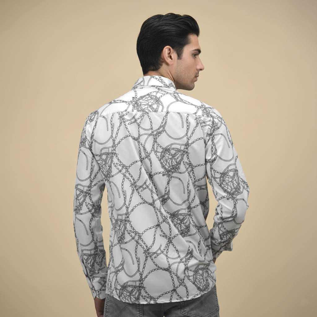 Balmain White Premium Quality Shirt-3