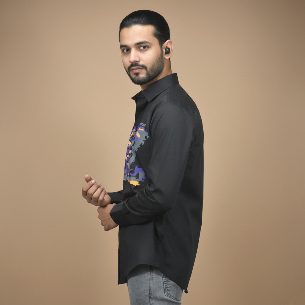 Louis Vuitton Black Premium Luxury Shirt-2