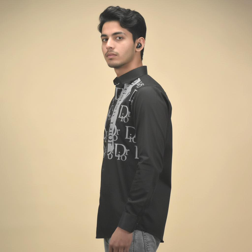 Dior Black Premium Quality Shirt-2