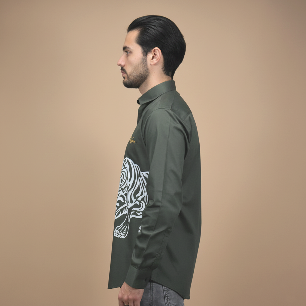 Balmain Green Premium Quality Shirt-2