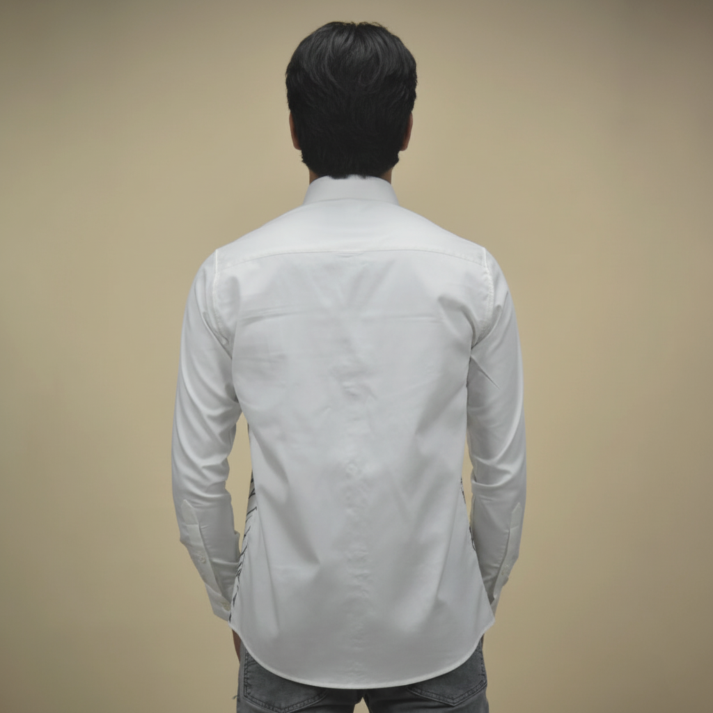 Balmain White Premium Quality Shirt-3