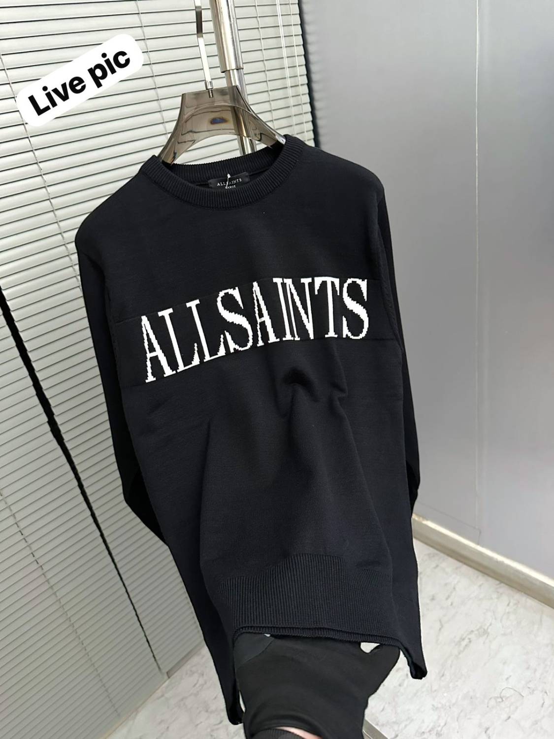 All Saint Black Premium Quality Sweatshirt-3