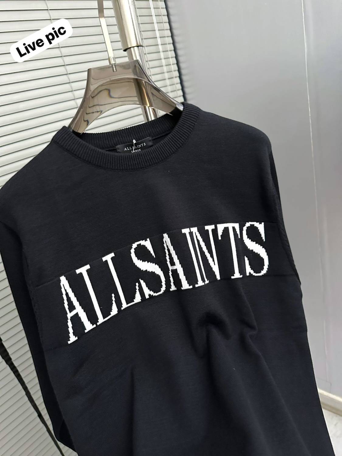 All Saint Black Premium Quality Sweatshirt-4