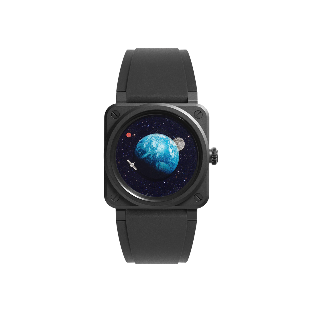 Bell & Ross BR-03 Astro Blue Dial Watch BR03A-EMM-CE/SRB-0